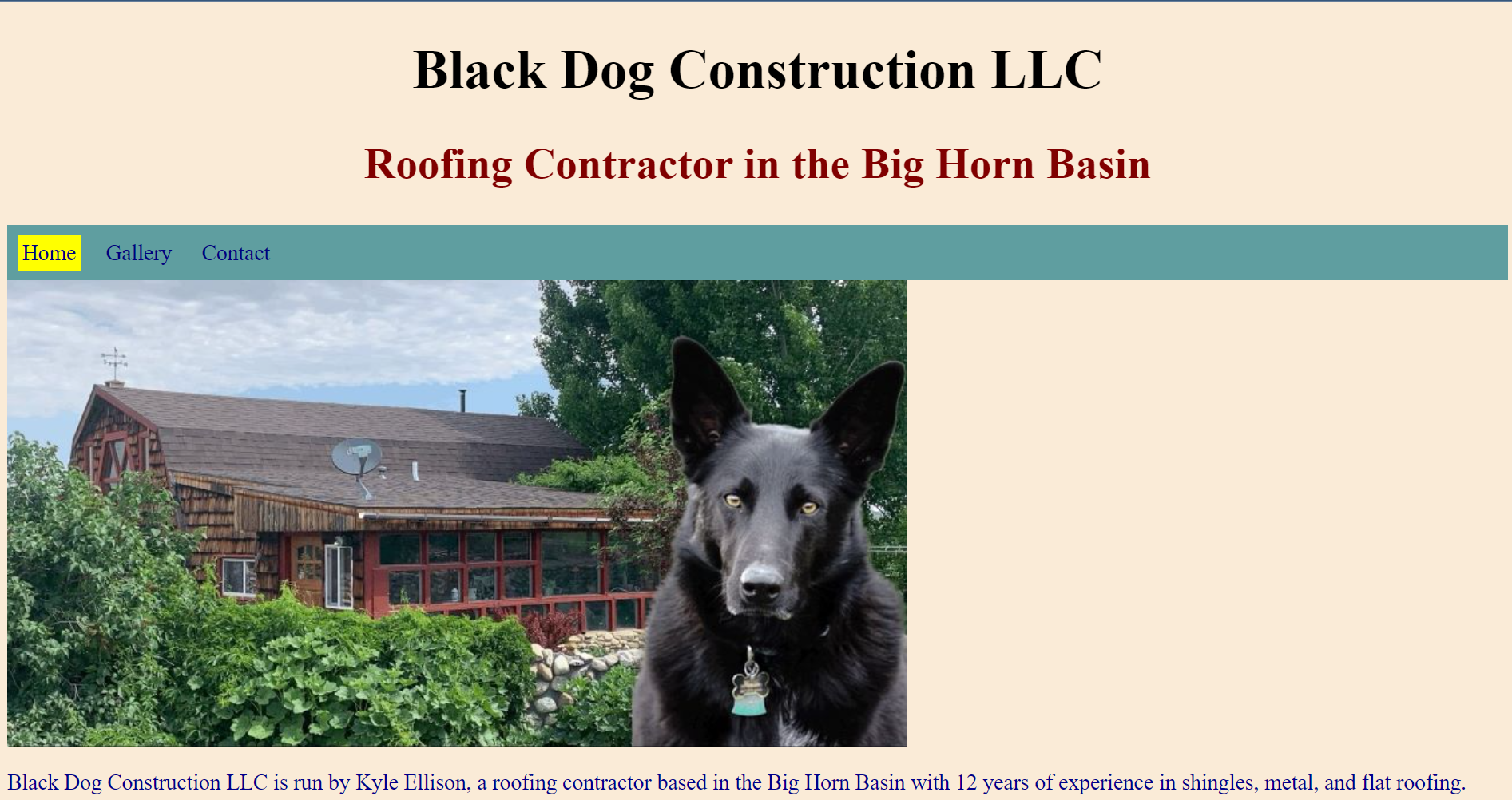 Black Dog Construction, LLC